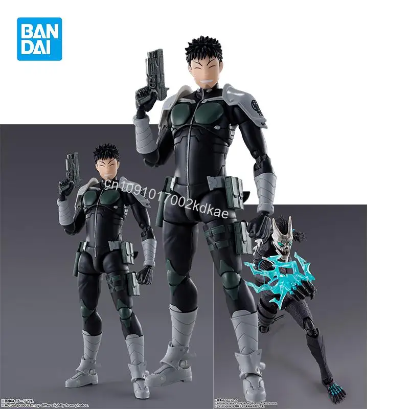 

In stock Original BANDAI S.H.Figuarts kaiju-no8 KAFKA HIBINO Anime Figure Model Toy Desktop ornaments Collections Christmas Gift