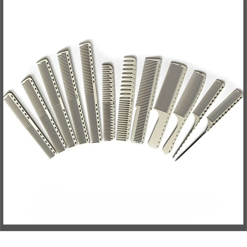 Beige Scale Size Comb Barber Specific Cutting Comb Men Women Styling Sharp TailComb Hair Salon Professional Accessories Tool1004