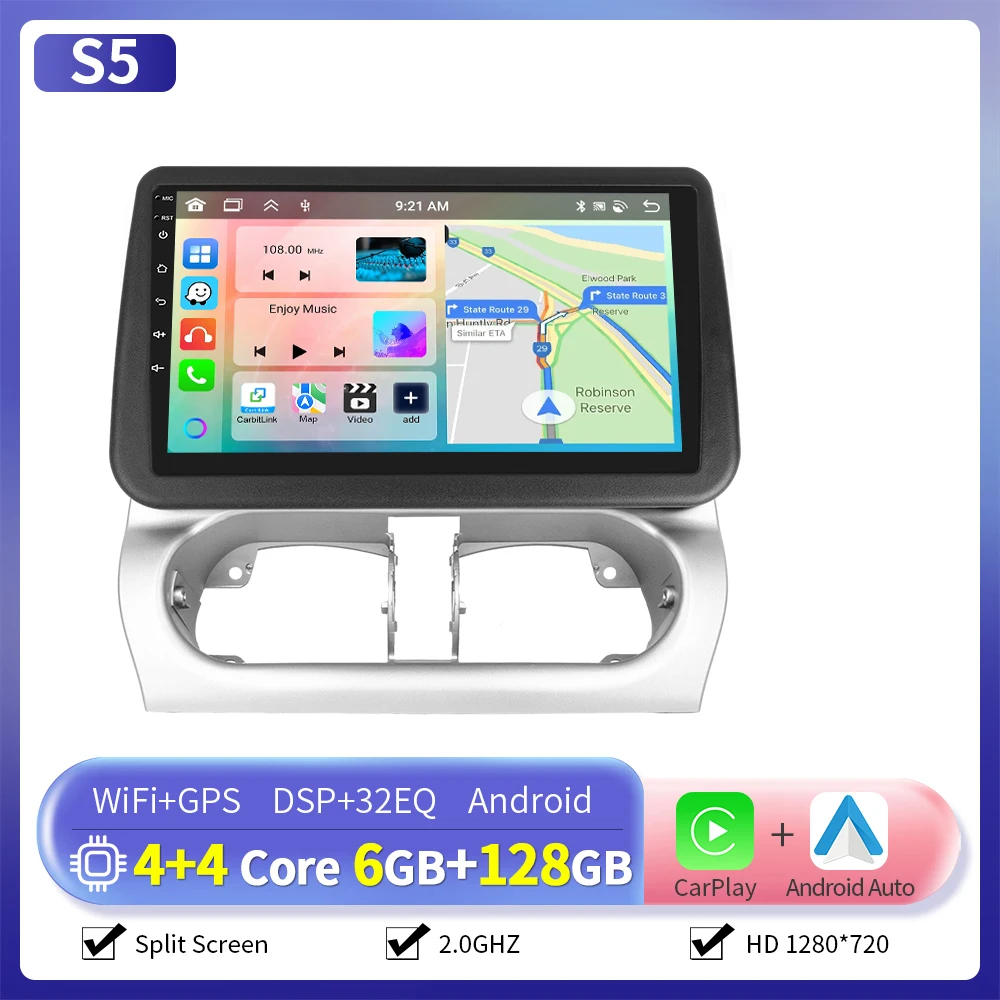 Camecho 9 "Draadloze Carplay Android Auto Radio Voor Opel Combo2001-2011/Crosa 2000-2006/Tigra 2004-2009 GPS Multimedia Speler