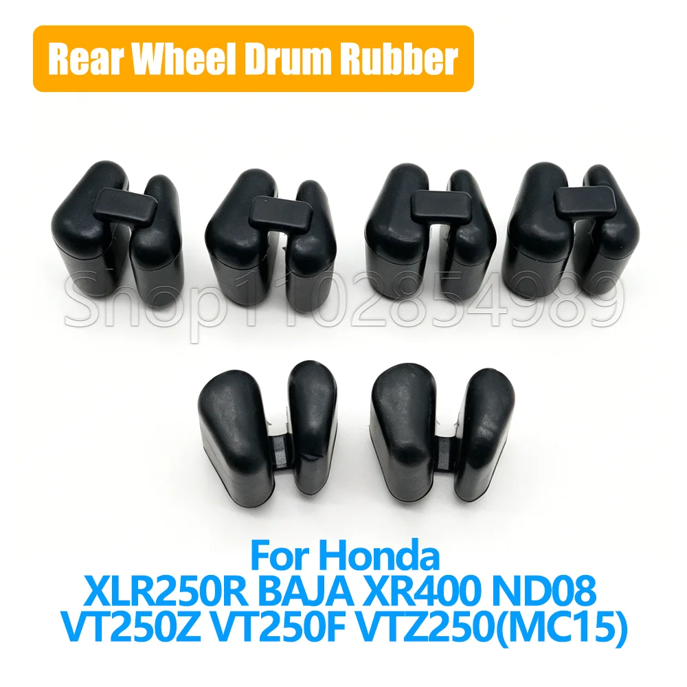 For Honda XLR250R BAJA XR400 ND08 VT250Z VT250F VTZ250 MC15 VT 250 F Z Hub Damper Motorcycle Rear Wheel Drum Rubber Buffer