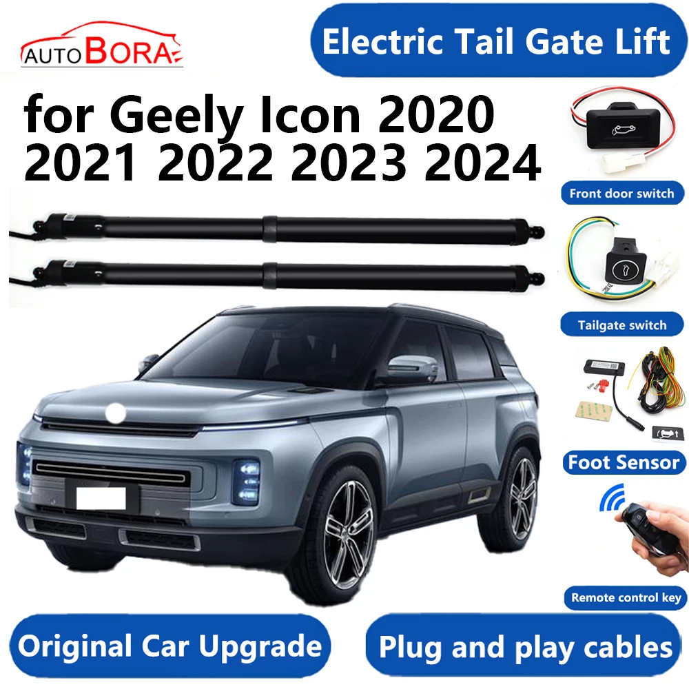 

AutoBora Car Electric Tail Gate Lift System Power Liftgate Kit Auto Automatic Tailgate Opener for Geely Icon 2020 2021 2022 2023