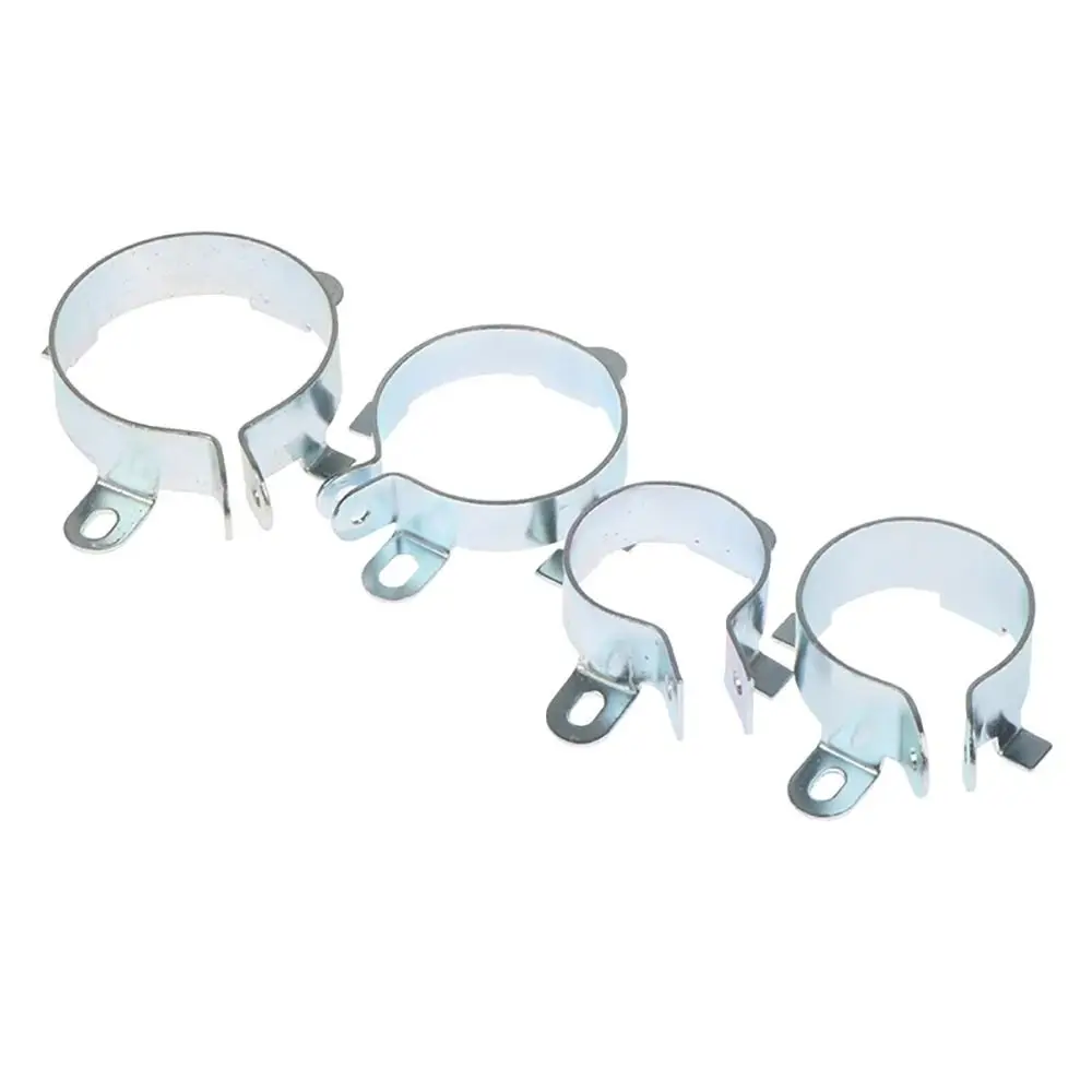 1Pcs Fastening Clamping Ring Capacitor Clip Iron Hoop Holder 2 Feet Mounting Clamp Tin Plated 25mm 30mm 35mm 40mm Fixing Bracket