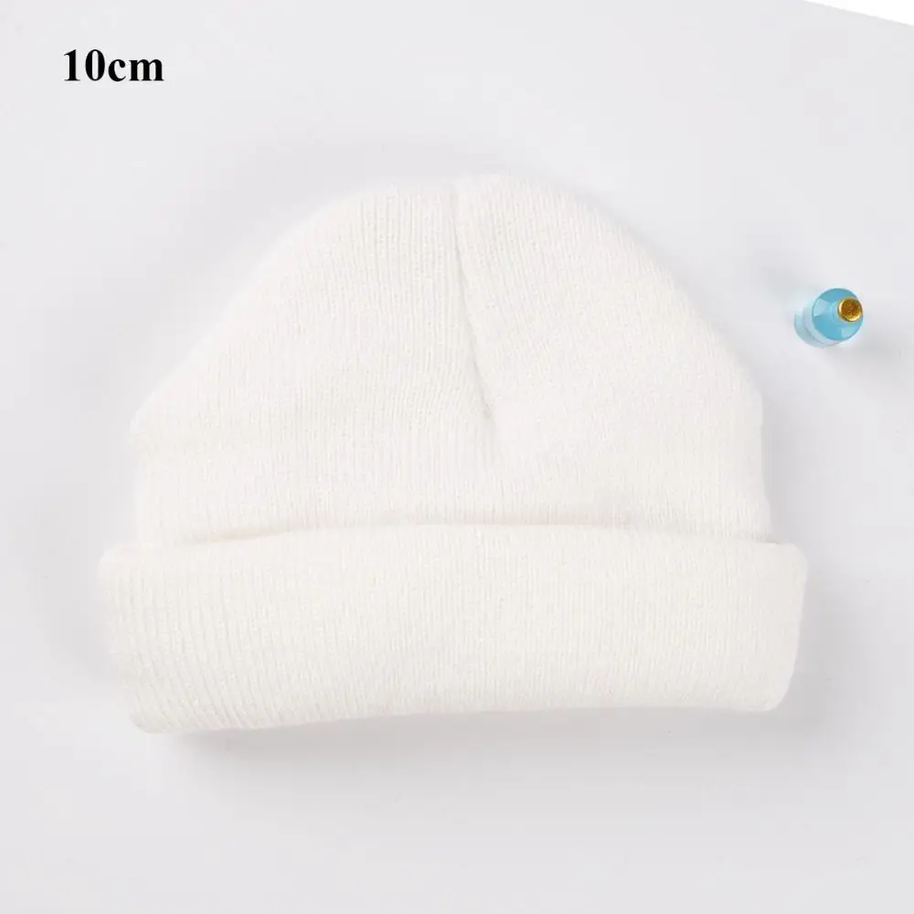 New Fashion Cotton Doll Hat 6 Colors Cute Doll Hat Mini Animal Knitted Hat for 10/20cm Cotton Doll