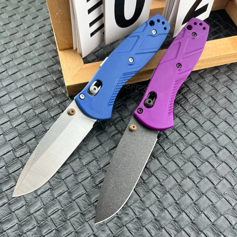 BM 585BK Portable Camping Fishing EDC Folding Knife Jungle Adventure Climbing Utility Knives Wilderness Climbing Fishing Multitools Household Cutter Gifft