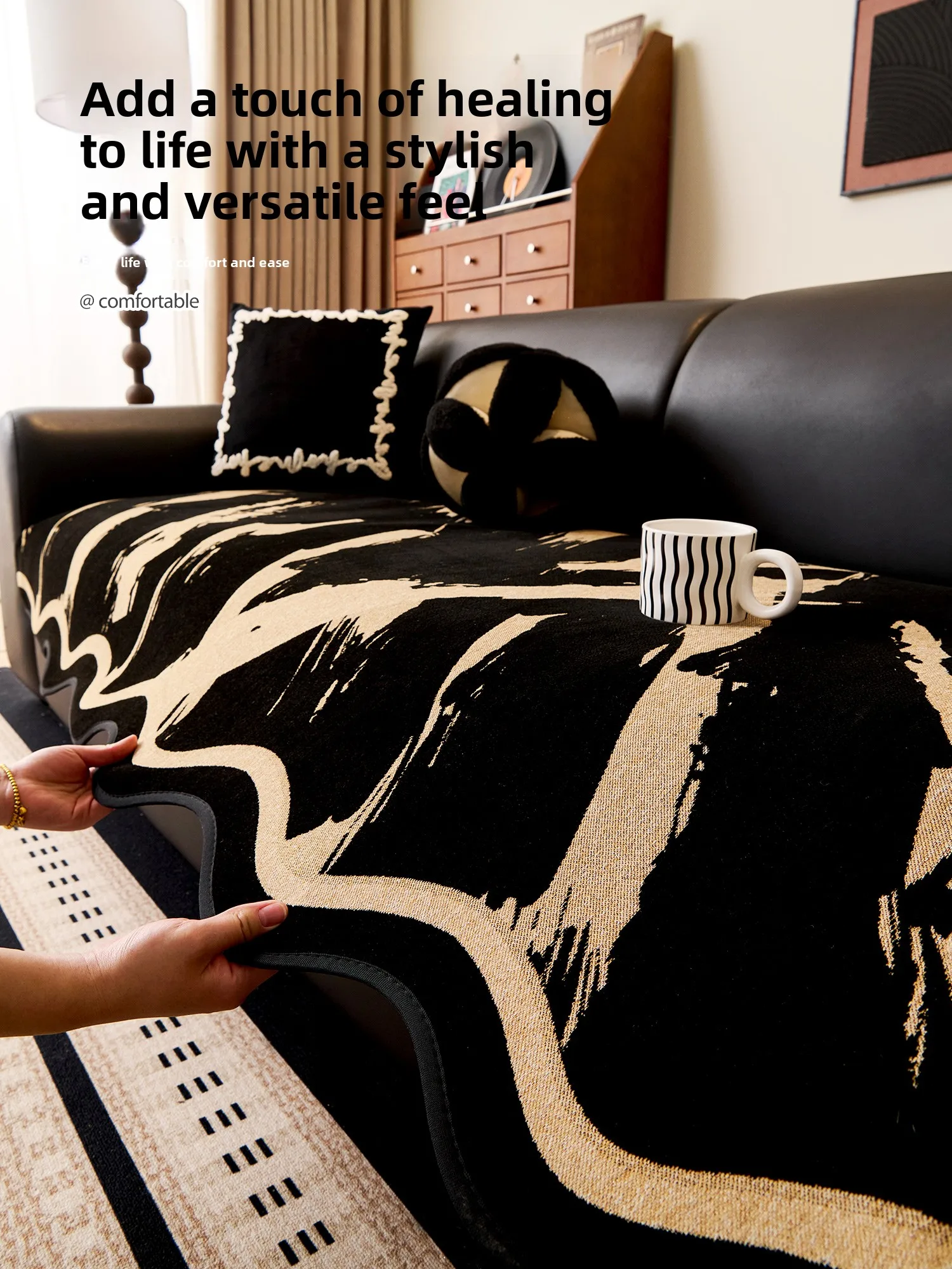 

Новый универсальный чехол для дивана 2025 года, асимметричный, прямой, нескользящий, из ткани, для всех сезонов, подушка для дивана общего назначения