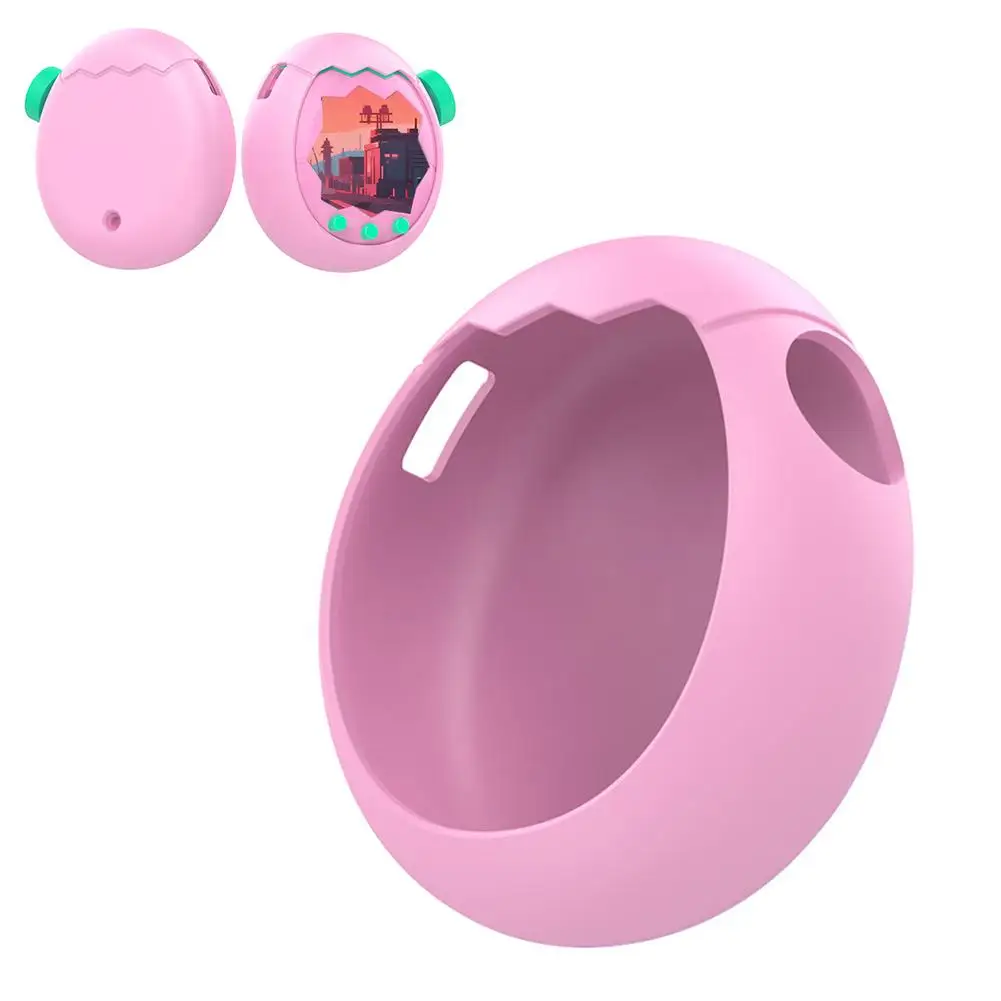 لـ Tamagotchi Paradise غطاء من السيليكون غطاء مقاوم للصدمات مضاد للانزلاق غطاء حماية ناعم لطيف من السيليكون السائل
