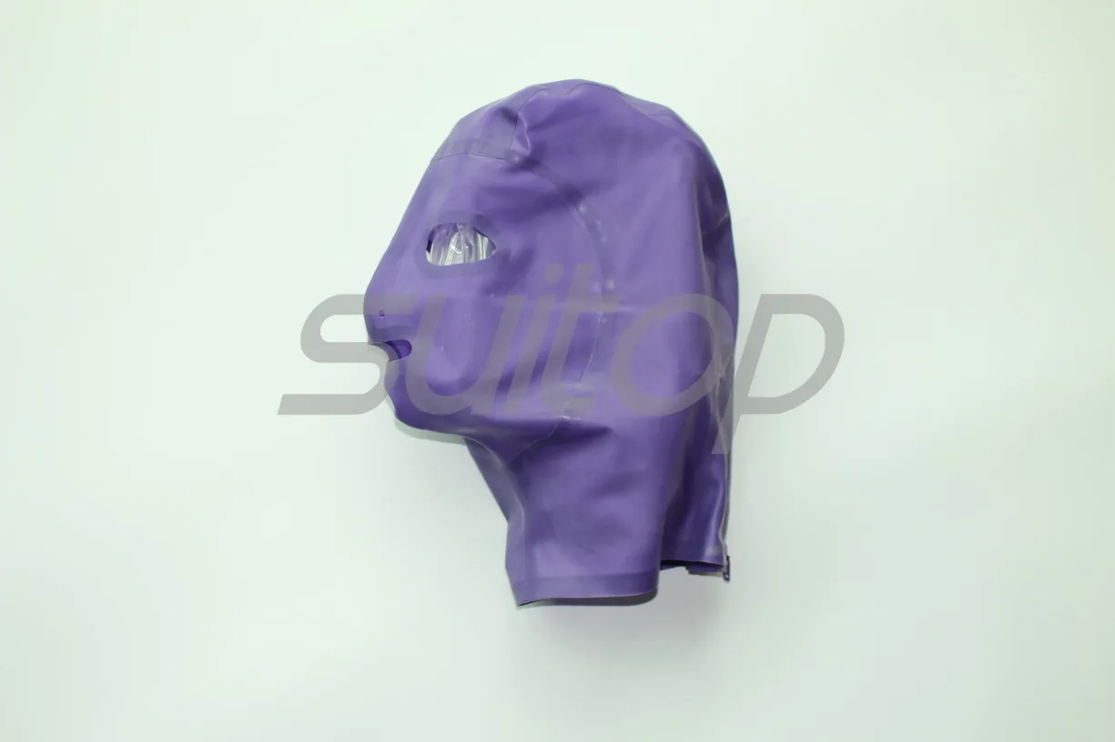 

latex hood mask in 3D cutting