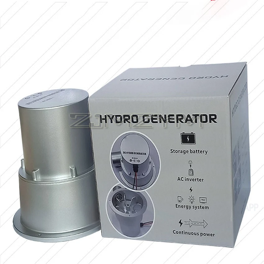 12 В 24 В гидроэлектрический генератор, турбина с потоком воды, уличный бытовой небольшой гидрогенератор постоянного тока, постоянный магнит