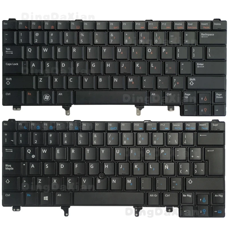 

НОВАЯ Клавиатура для ноутбуков Dell Latitude E6420 E5420 E5420M E5430 E6220 E6230 E6320 E6330 E6430 E6430S (US-раскладка)
