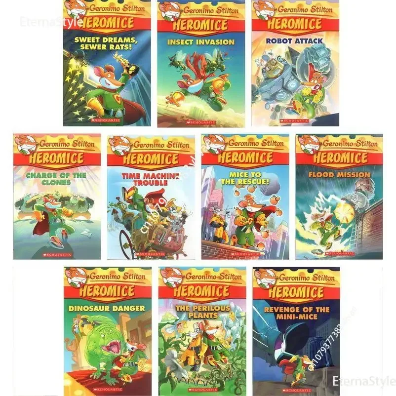 

10 books (Geronimo Stilton Heroes) children's books
