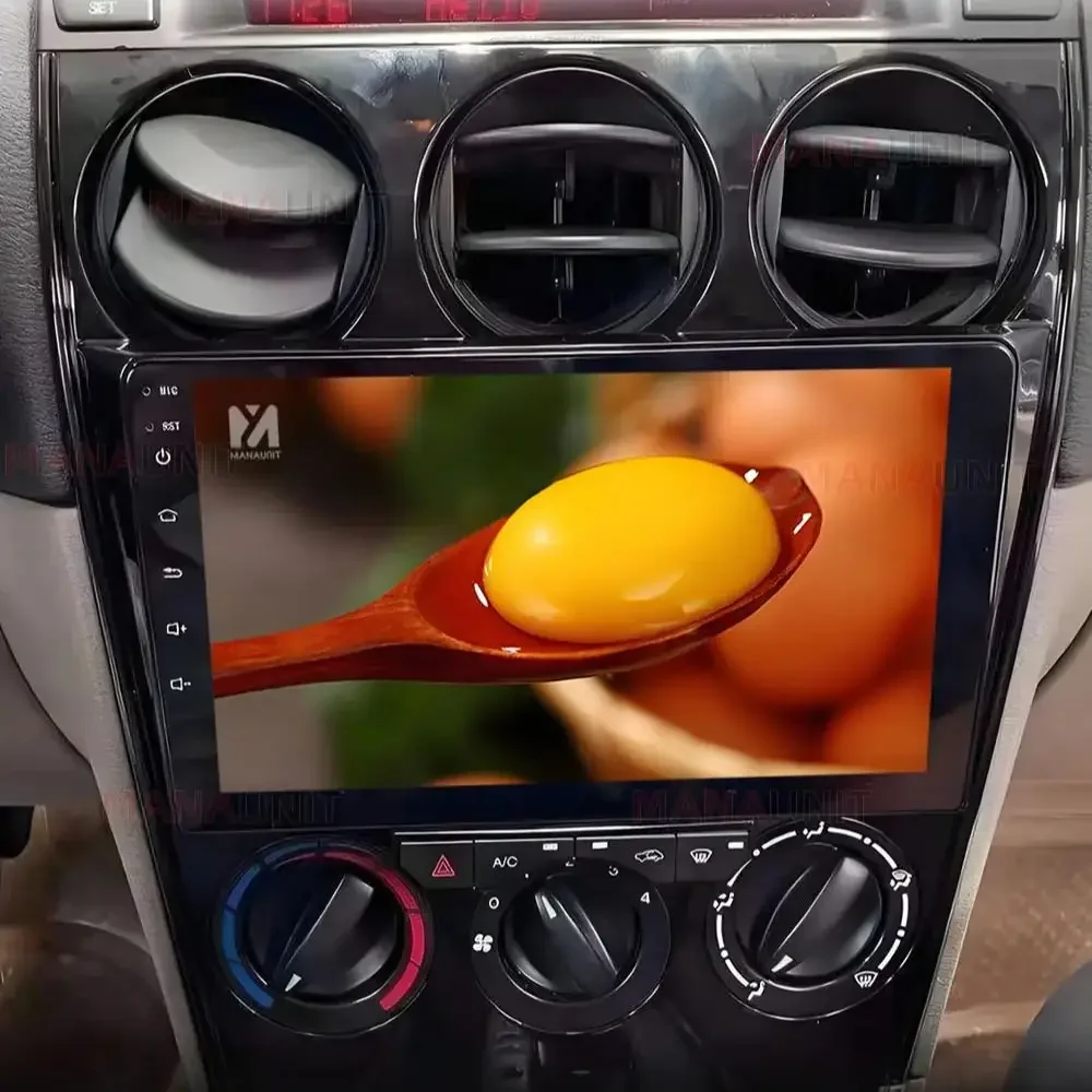 مشغل وسائط متعددة للسيارة لمازدا 6 2004-2015 تركيب متوسط Carplay، Android Auto، راديو، فيديو، الملاحة، DVD، ستيريو، وحدة الرأس #2