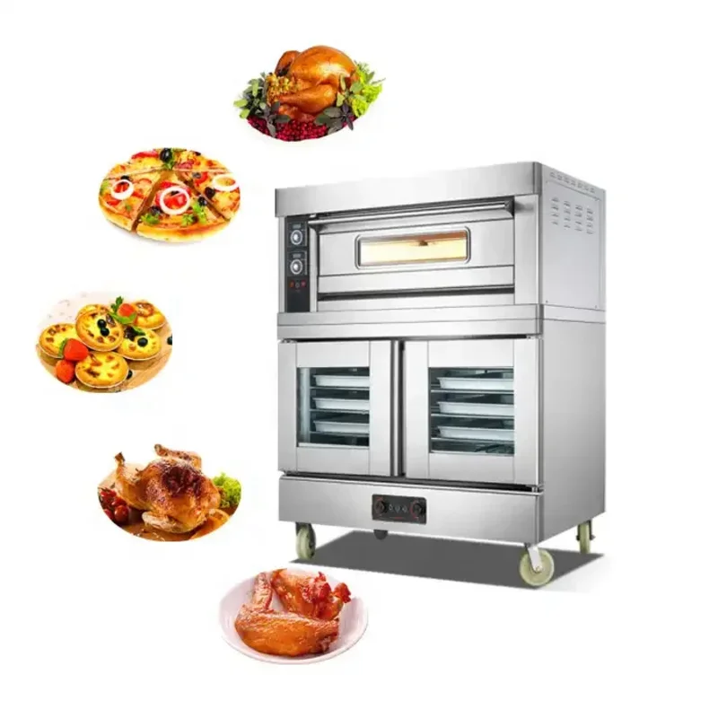 

Industrial For Sale,4 Large Restaurant Commercial Triple Layers 3 Or 4 Deck 16 Trays 12 Tray Bread Oven