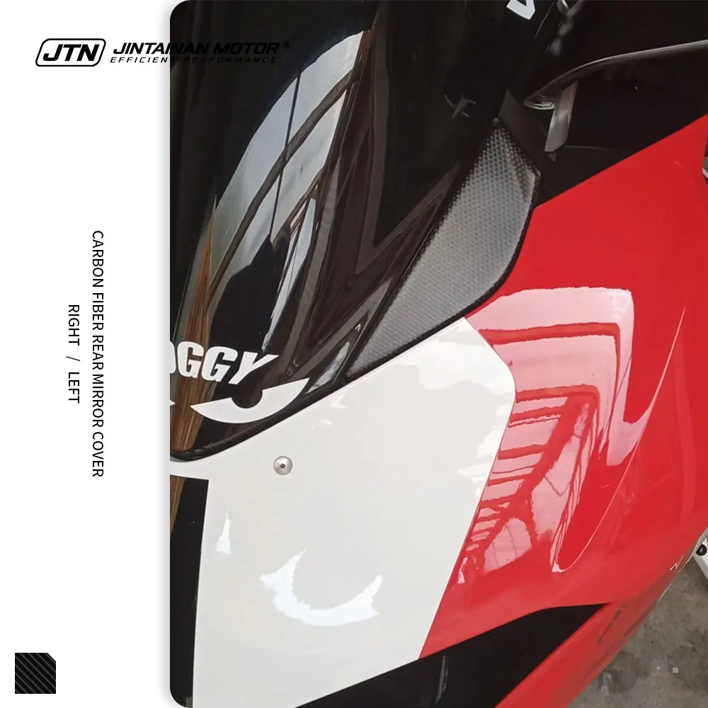 

Накладка на зеркало заднего вида из карбона JTN для мотоциклов DUCATI PANIGALE V4 V4S V4R V2 2020~2024, декоративная заглушка на передний обтекатель