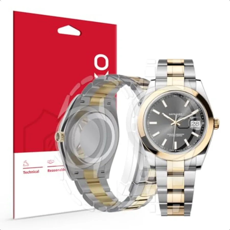 

skoko [2 Pack] Full Body Protective Film Compatible with Rolex Datejust 41mm Ref. 126300 126301 126303 126331 126333 126334 Tra