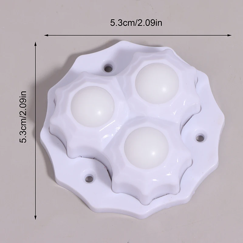 Mini rueda giratoria autoadhesiva de 4 piezas, rueda Universal de nailon/acero inoxidable, polea de rotación de 360 grados para basura de muebles