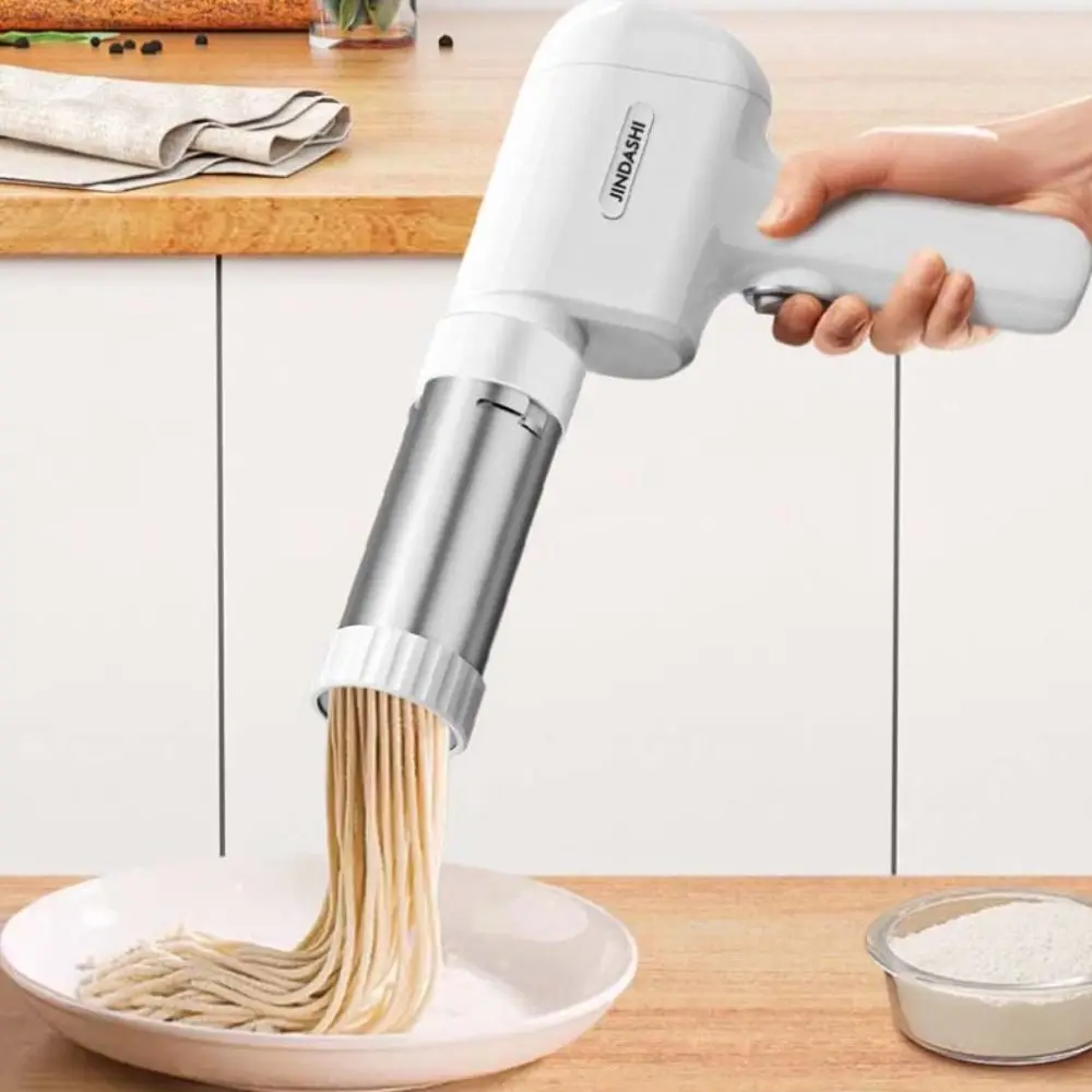 Kitchen Tools Handheld Noodle Machine Electric Automatic Pasta Press Machine Cordless 3/5 Molds Pasta Maker Dough