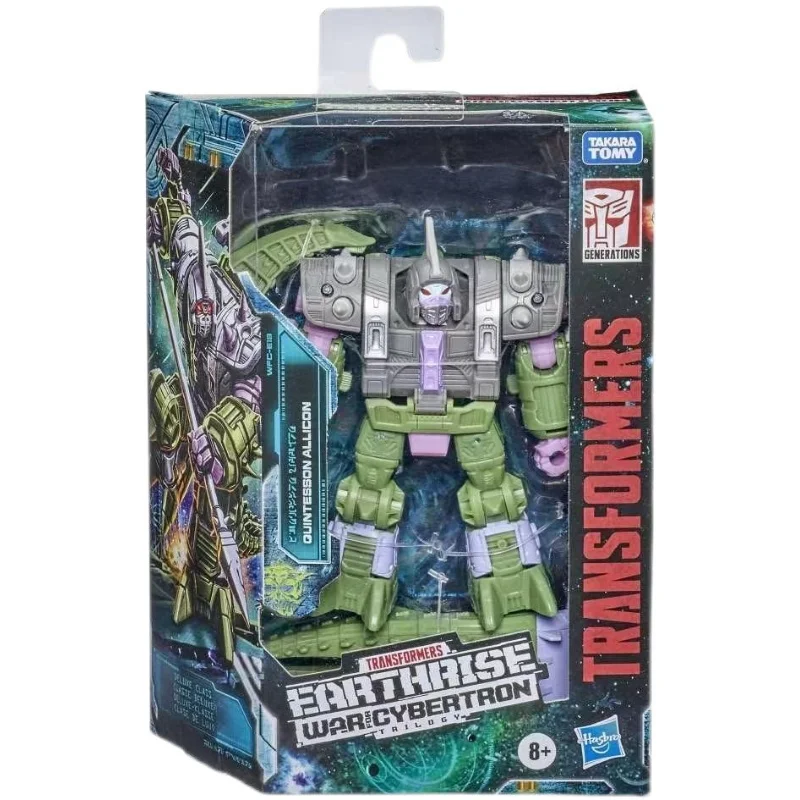 Original Transformers War for Cybertron:Earth Rise QUINTESSON ALLICON Deluxe Class Action Figures Transformable Model Kit