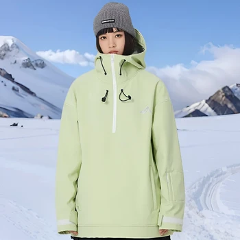 Paar Winter Ski Jas 2025 Nieuwe Warme Sneeuw Kleding Vrouw Pro Windproof Ski Sport Hoodies Man Outdoor Snowboard Top Trainingspak