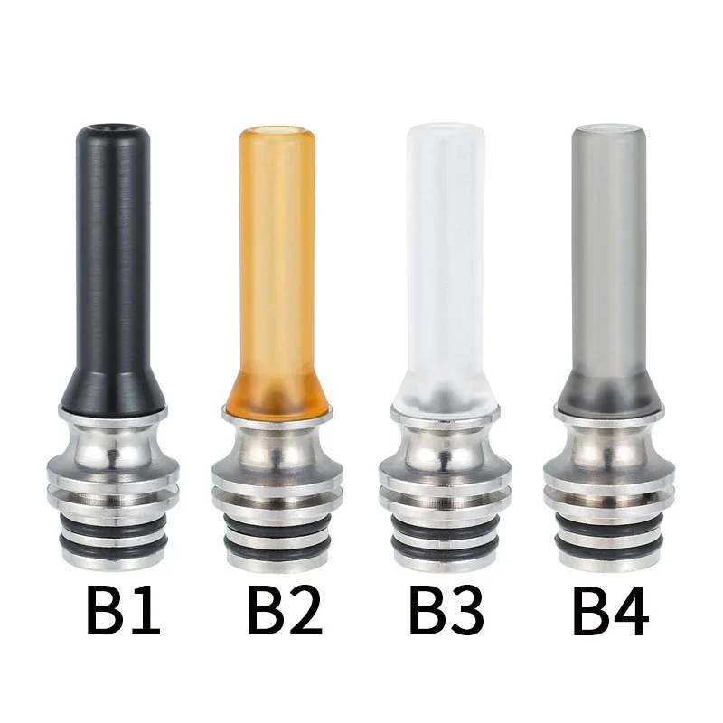 1Pcs  MTL 510 Drip Tip Stainless Steel PEI PC POM Long Snout for  510 Machine Drip Tips  Accessories