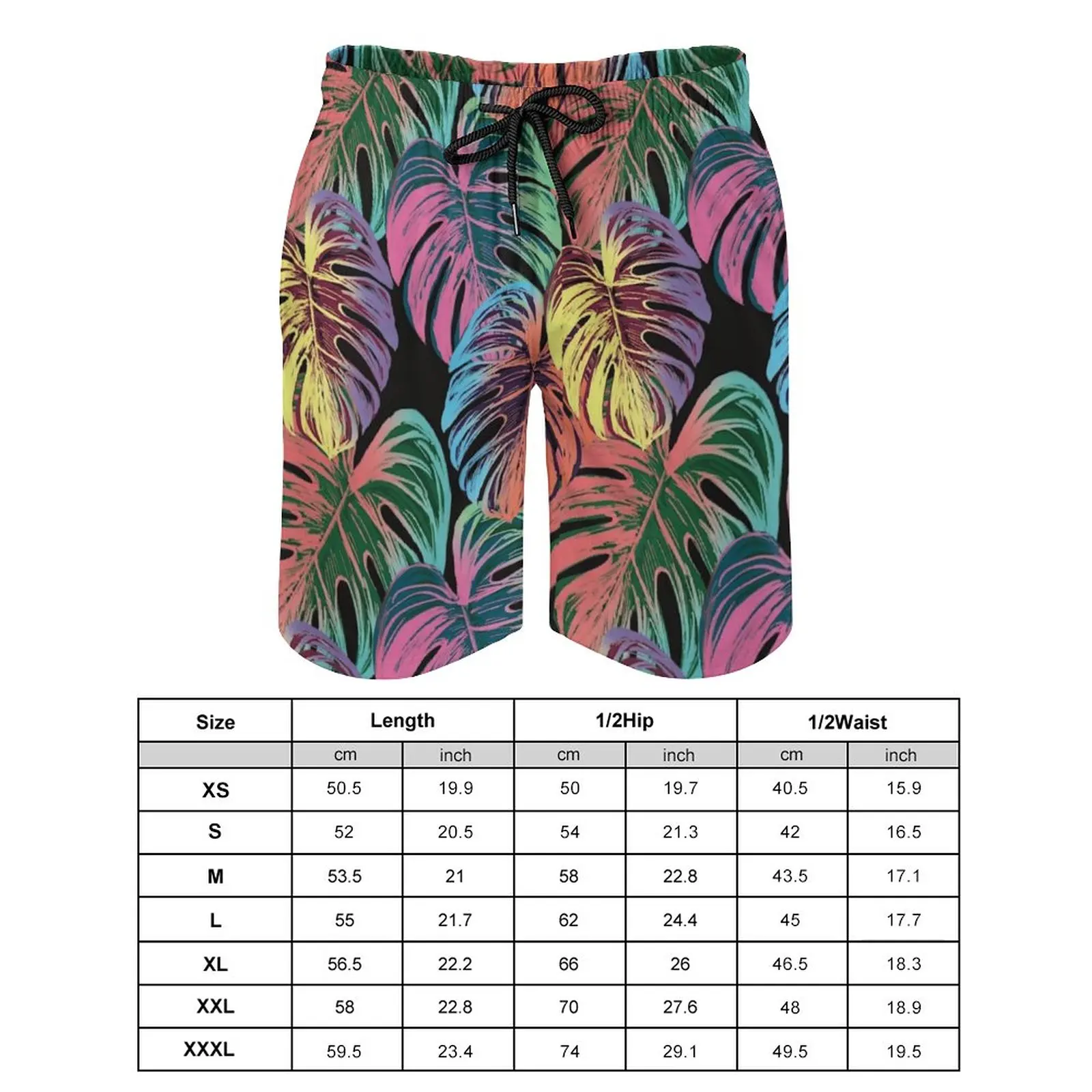 Calção de praia tropical estampado 3D masculino, calção de praia, calção de praia, calça gelada, moda praia verão, 2023