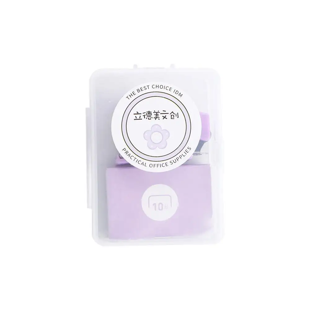 Office Accessories Binder Push Clamp Binding Binder Book With Staples Binding Machine Stapler Machine Stapler Set Paper Stapler