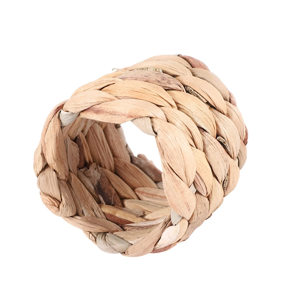 

24Pcs Napkin Rings,Water Hyacinth Napkin Holder Rings - Rustic Napkin Rings for Birthday Party, Dinner Table Decoration