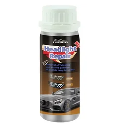 Kit de pulido químico para faros delanteros, líquido de reparación de polímero, Kit de restauración de faros de coche, 100ml