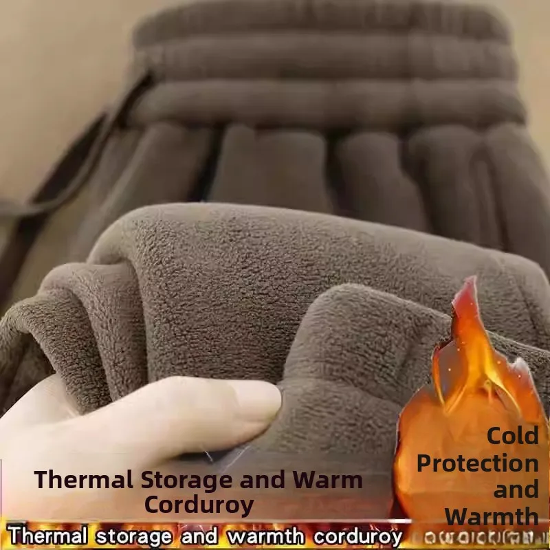 

Thiened двусторонние мужские спортивные брюки Fce осень-зима Sle Ins модная верхняя одежда теплые спортивные штаны с манжетами брюки для пар