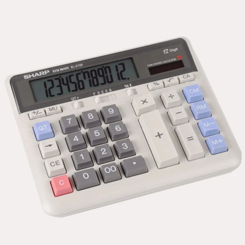 

EL-2135 Sharp Computer Large Button Calculator Bank Financial Accounting Special Large Desktop Office Business Calculadoras