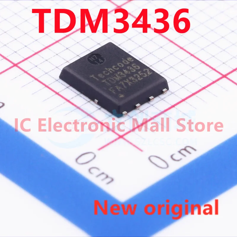 10PCS New original TDM3436 DFN-8-EP(5.8x5.3) 40V 25A  N-Channel MOSFET TDM3436 transistor