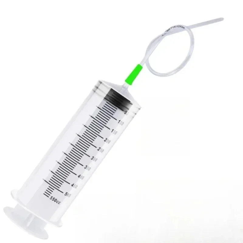 

Measuring Tool with 30cm Tube & Conversion Head Reusable Large Capacity Syringe Pump 1pcs - 100-500ml