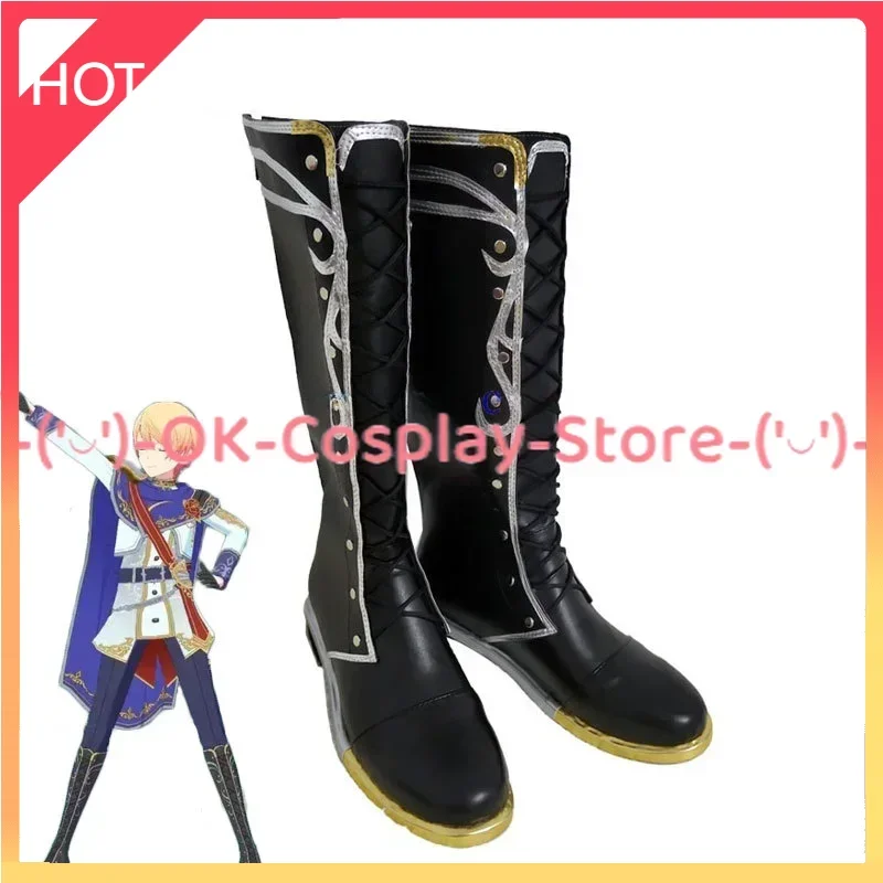 

Tenma Tsukasa Cosplay Shoes PU Leather Shoes Game Project Sekai Cosplay Props Halloween Carnival Boots Custom Made