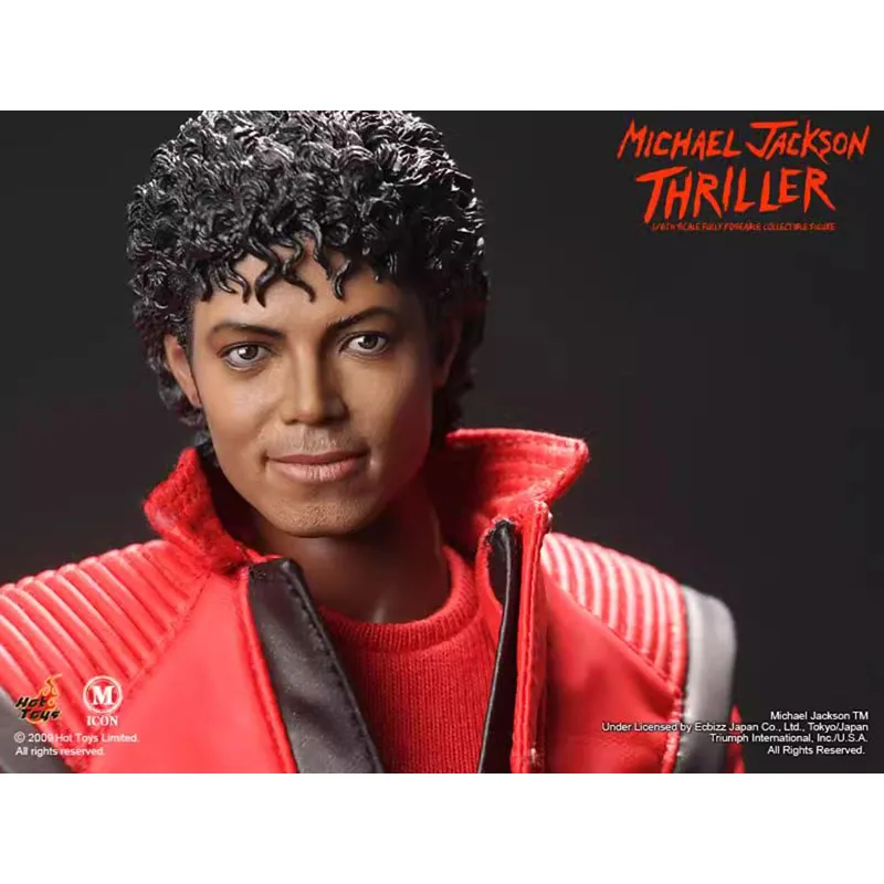 In Stock Original HT HotToys MIS09 Michael Jackson MJ THRILLER VERSION 1/6 Movie Character Model Art Collection Toy Gift