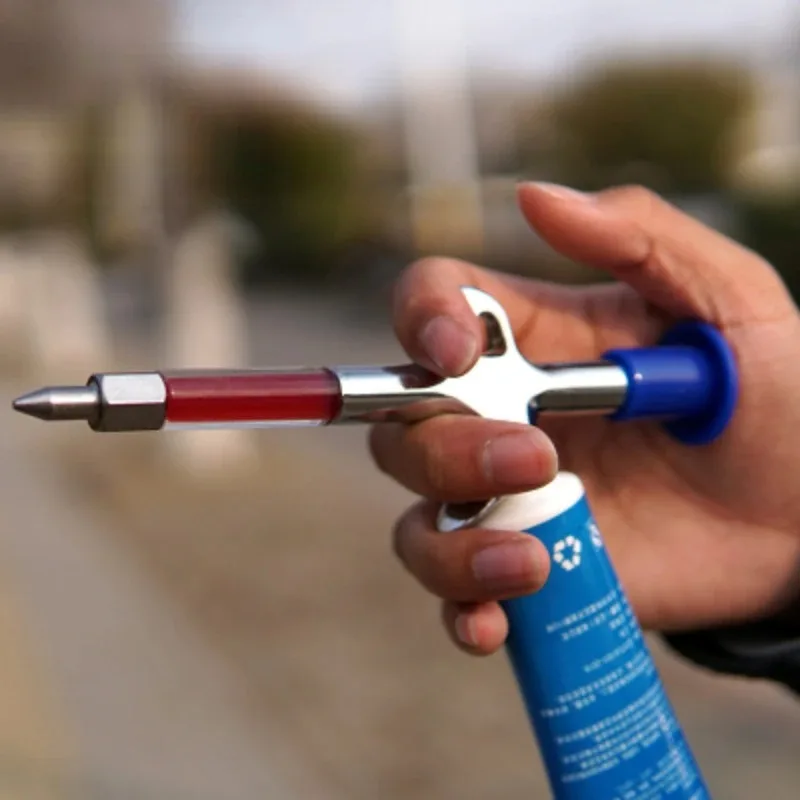 1Pcs Fahrrad Aluminium Fett Pistole Aluminium Legierung MTB Fahrrad Lager Hub Fett Spritze Radfahren Zubehör