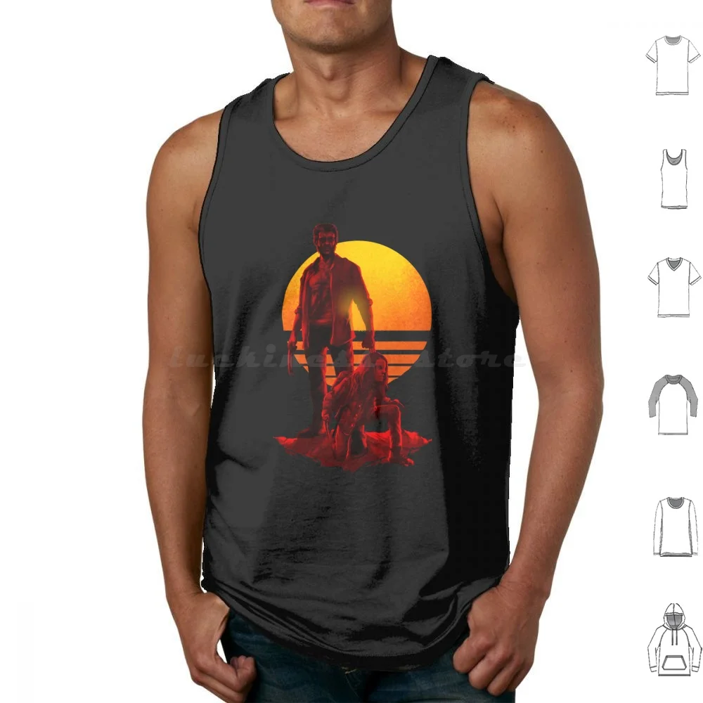 Logan Sunset Tank Tops Print Cotton X Men Xmen Comics Logan Mutant Comic Magneto Cyclops Superhero Movie America Hugh