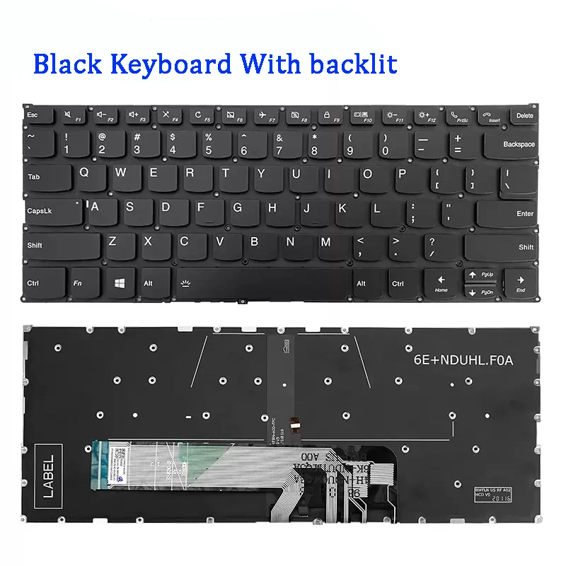 New ORIGINAL Laptop Keyboard For Lenovo Yoga 6-13ARE05 6-13ALC6