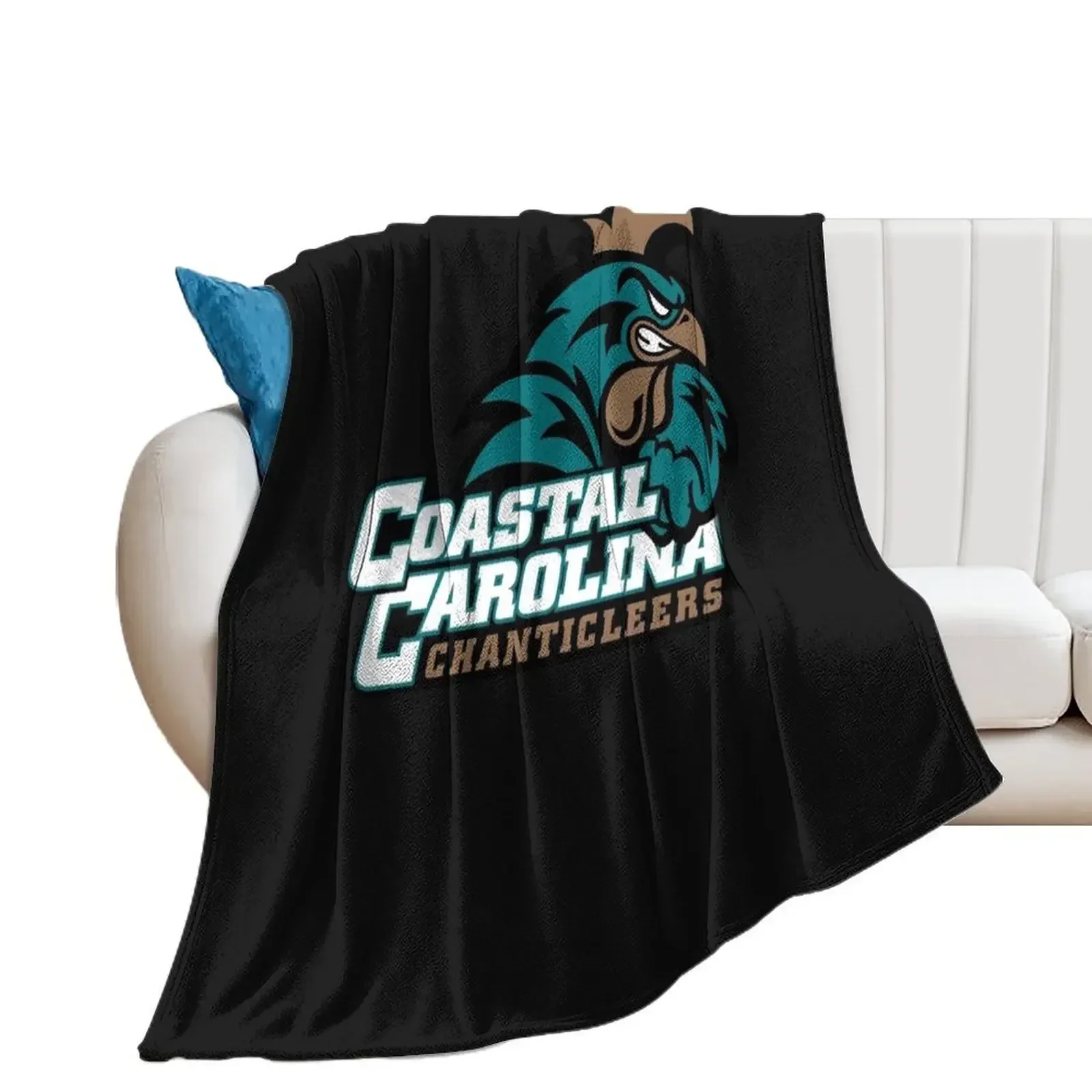 

Coastal Carolina Chanticleers Essential T-Shirt Throw Blanket Personalized Gift Vintage sofa bed Blankets