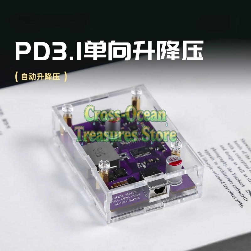 

PD3.1 двусторонний повышающий и понижающий модуль быстрой зарядки 140 Вт, зарядное устройство PD3.1 для быстрой зарядки, 28 В, 5 А, мощный полный протокол