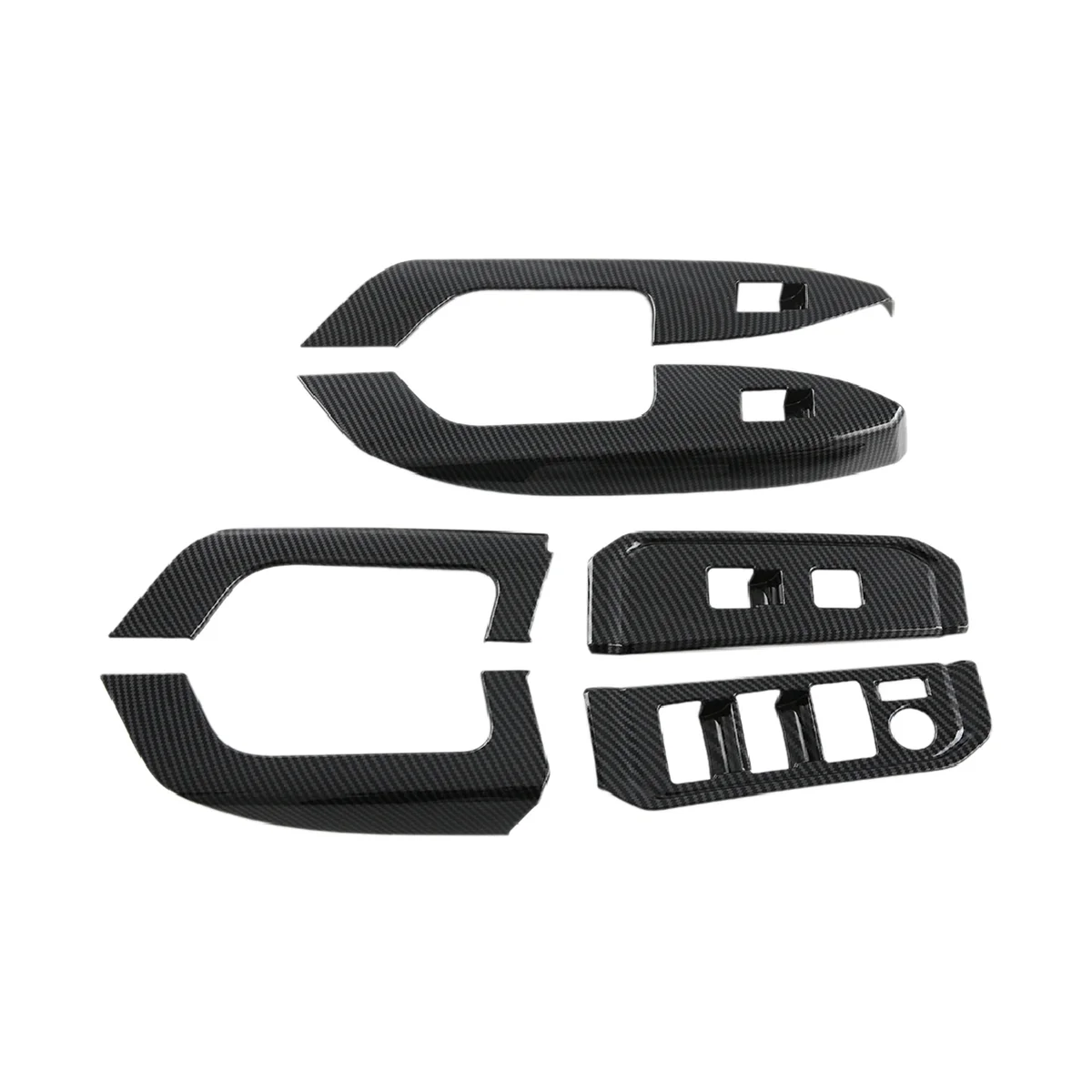 Inner Door Armrest Window Lift Switch Panel Cover Glass Control Cover Sticker for Toyota Land Cruiser Lc300 2022 2023