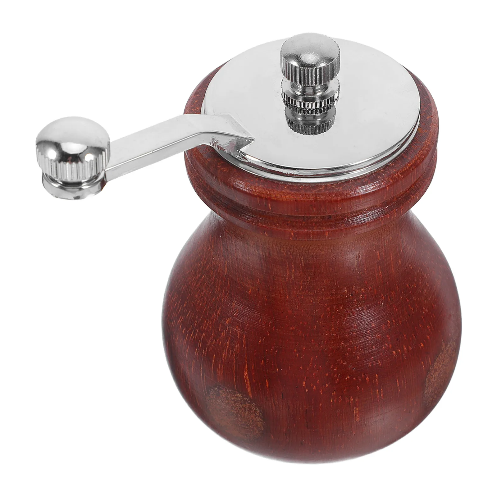 

Wooden Pepper Salt Pepper Grinder For Home Grinder Small Size Red Wood Ceramic Core Manual Spice Kitchen Tool Easy Clean Refill