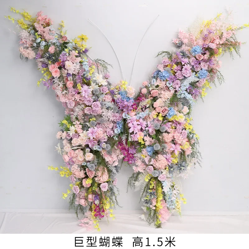 مجموعة مركز تسوق تزيين تشن ثلاثي الأبعاد على شكل فراشة عملاقة