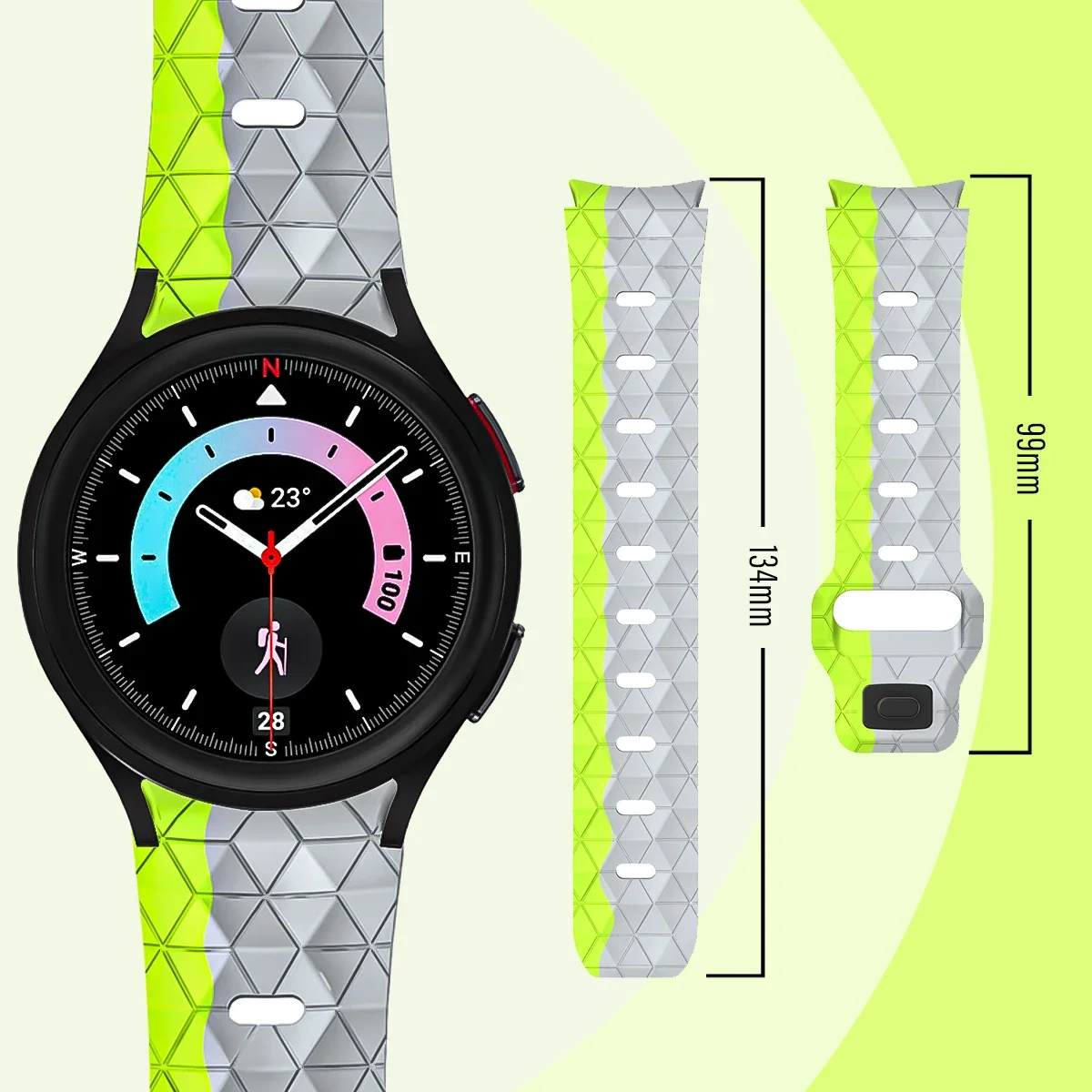 Silicone Strap for Samsung Galaxy Watch 7 6 5 4 40mm 44mm 6 4 Classic 43mm 47mm Sports Bracelet for Galaxy Watch 5Pro 45mm Band image 5