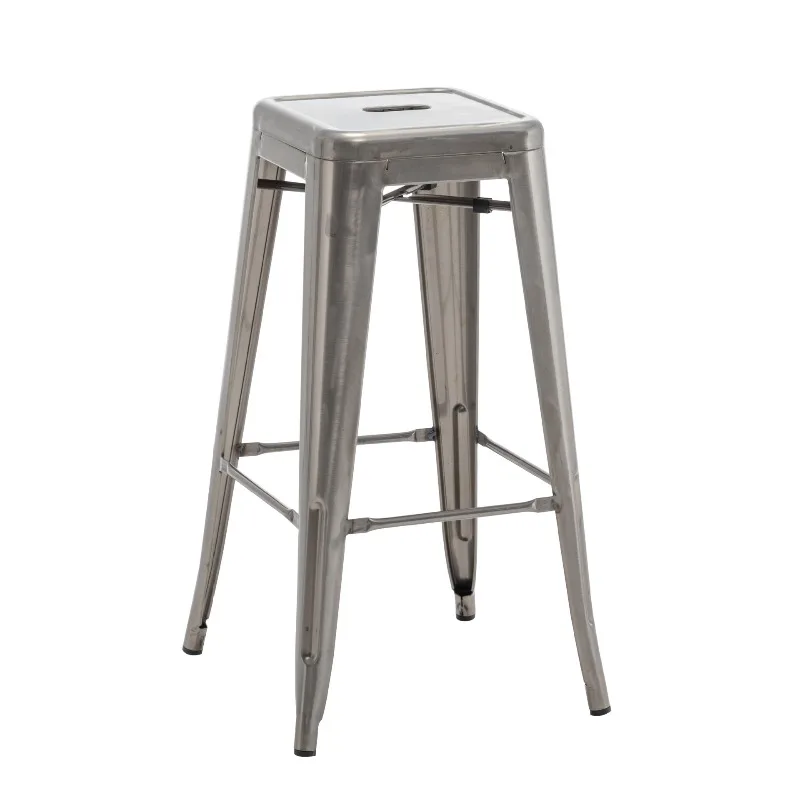 

Wrought iron high stools, dining room stools, tin stools, metal chairs