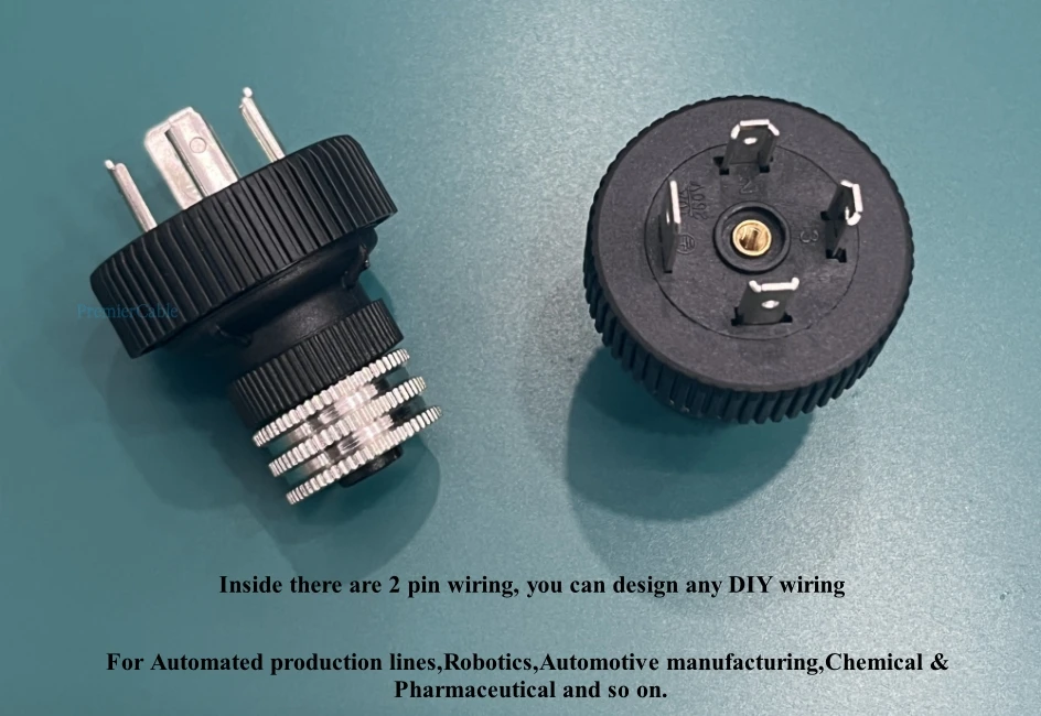 M12 bis hirschmann magnetventil stecker din bilden einen sensor aktor adapter hydraulisch pneumatisch elektro magnetisch – Detail 1