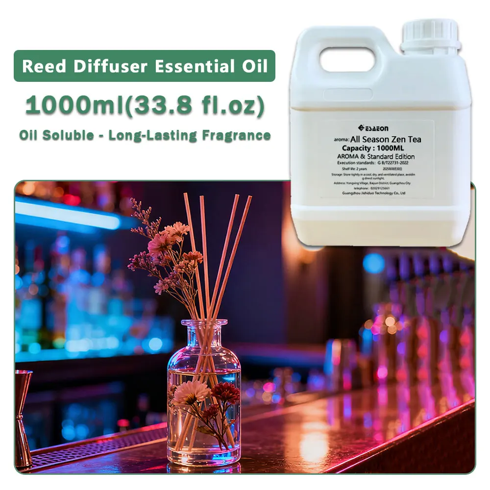ESAEON Essential Oil, For Reed Diffusers & Flameless Aroma & Vine Diffuser, All Season Zen Tea/Ritz-Carlton - 1000ML(33.8 fl.oz)