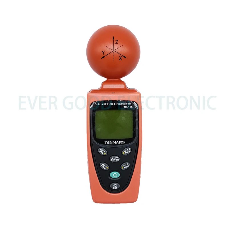 TENMARS TM-195 3 Axis High Frequency RF Field Strength Meter TM195 EMF Tester