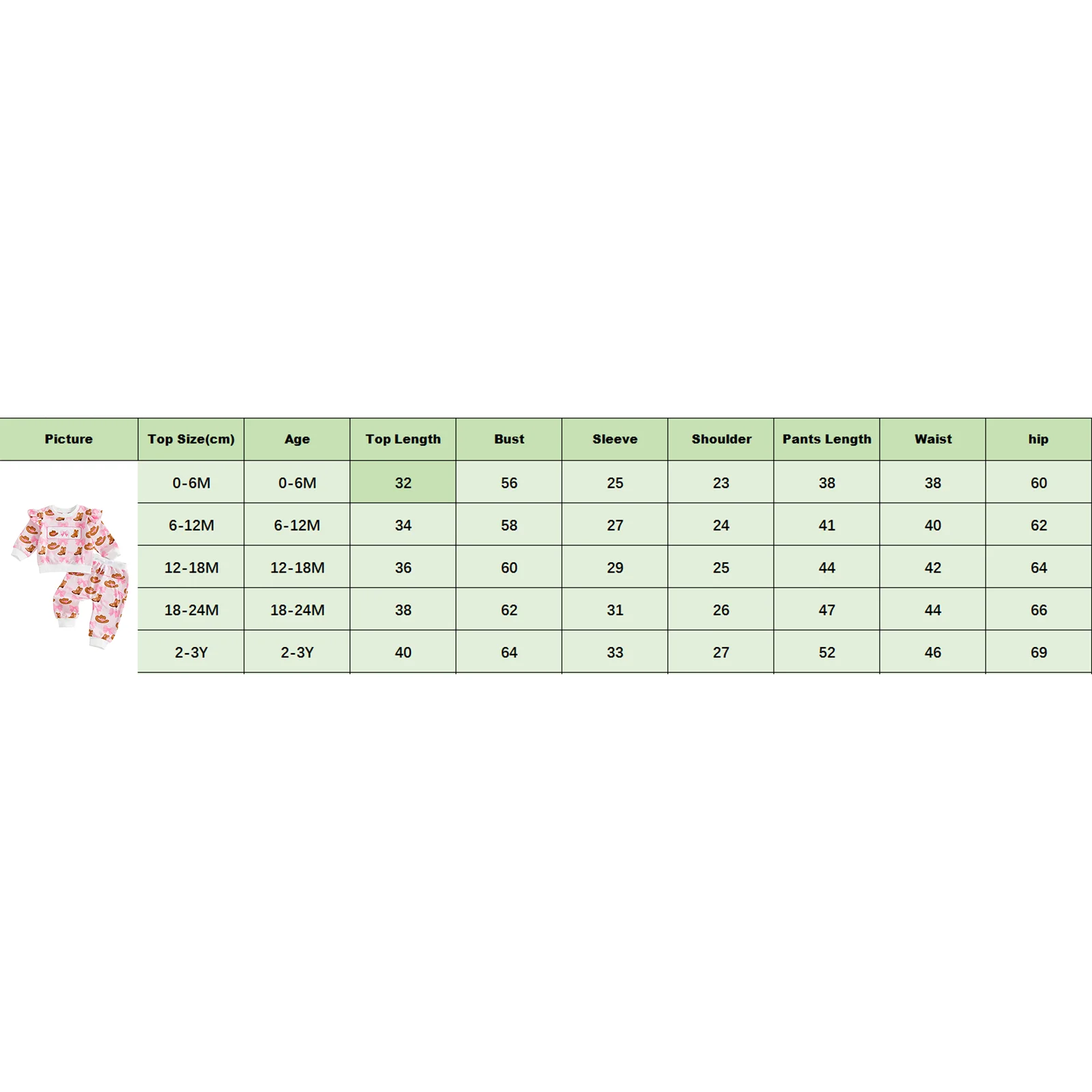 FOCUSNORM 0-3Y جميل طفل الفتيات الخريف الملابس الغربية مجموعات التمهيد البقرة قبعة طباعة طويلة الأكمام البلوز البلوز مرونة الخصر بانت