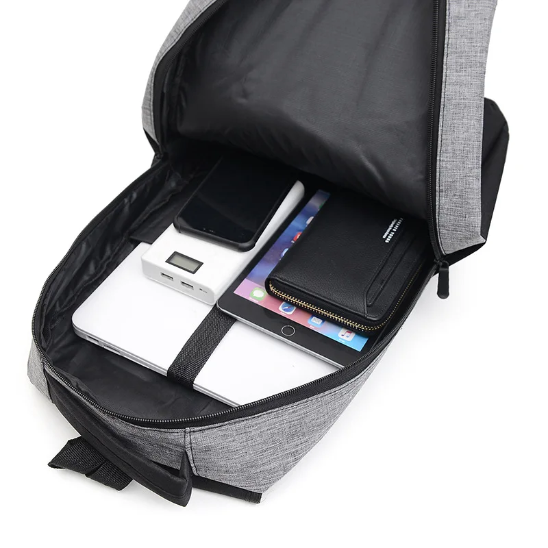 3 In 1 Piece Set Backpack USB Large Capacity Minimalist Business Computer Bag Travel Bag Backpack