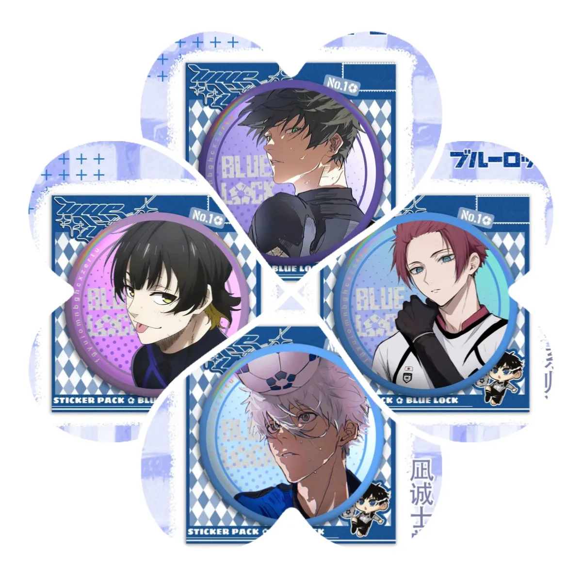 

Anime BLUE LOCK Bachira Meguru Isagi Yoichi Itoshi Sae Nagi Seishiro Cosplay Tinplate Laser Badge Brooch Graduation Xmas Gift