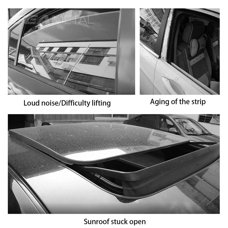 SEAMETAL 100ML Car Window Lubricant Rubber Door Rubber Strip Car Softening Maintenance Eliminates Noise Car Products Repair Tool